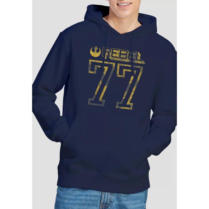 Actual product image Star Wars Mens Rebel 77 Hoodie (XL)