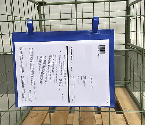 Produktbild kaiserkraft Beschriftungstaschen, VE 100 Stk (A4)
