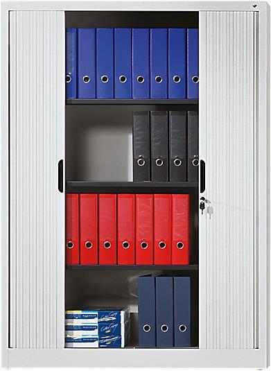 Actual product image C+P Roller shutter cabinet with horizontal blind (120 x 42 x 166 cm)