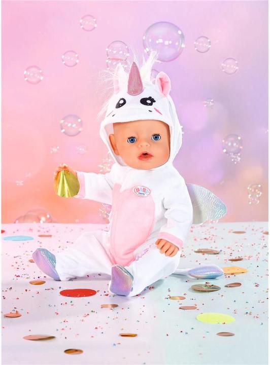 Actual product image Zapf Creation BABY born unicorn cuddly suit
