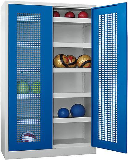 Produktbild kaiserkraft Ball-Flügeltürschrank, Höhe 1950 mm (150 cm, 195 cm)
