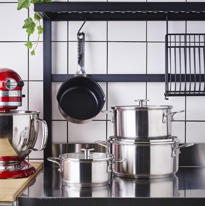 Produktbild KitchenAid Stainless Steel Pannenset 4-delig (28 cm, Pfannenset + Topfset, Edelstahl)