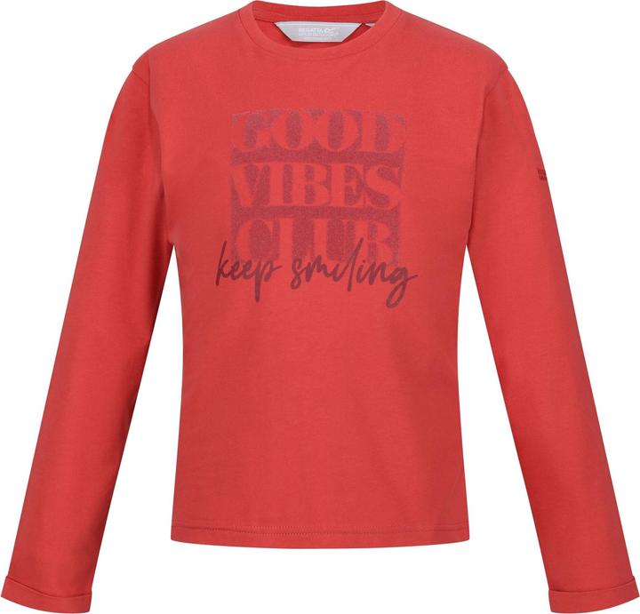 Actual product image Regatta Childrens/Kids Wenbie III Good Vibes Club Long-Sleeved T-Shirt (158)