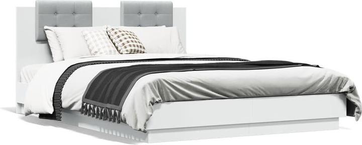 Immagine prodotto VidaXL Struttura letto con testiera e luci LED (140 x 200 cm)