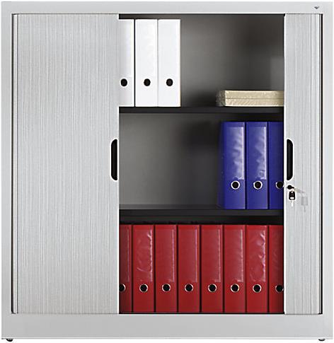 Actual product image C+P Roller shutter cabinet with horizontal blind (120 x 42 x 123 cm)