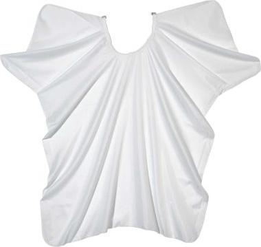 Actual product image Solida Hair cutting cape w.hook uni white
