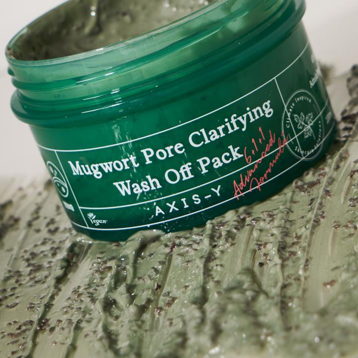 Actual product image Axis-Y Mugwort Pore Clarifying Wash Off Pack Cleansing Face Mask With Mugwort 100Ml (100 ml)
