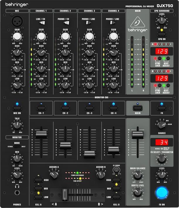 Produktbild Behringer Djx750 (Clubmixer)
