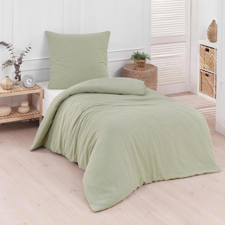 Produktbild Traumschlaf Musselin (Duvetbezug, 160x210 cm + 65x100 cm)