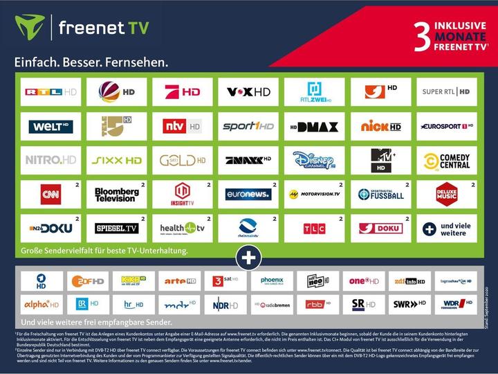 Produktbild Telestar Telemini T2 IR inkl. 3 Monate freenet TV (DVB-T2, DVB-C)