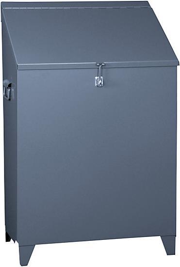 Produktbild kaiserkraft Putzwollkasten aus Stahlblech (170 l)