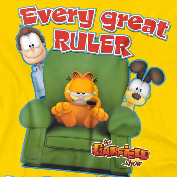 Actual product image Garfield Mens Throne T-Shirt (L)