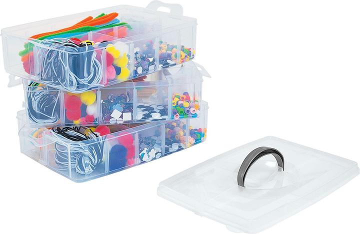 Image du produit Colorations Coffret de rangement de matériel de bricolage 3 couches