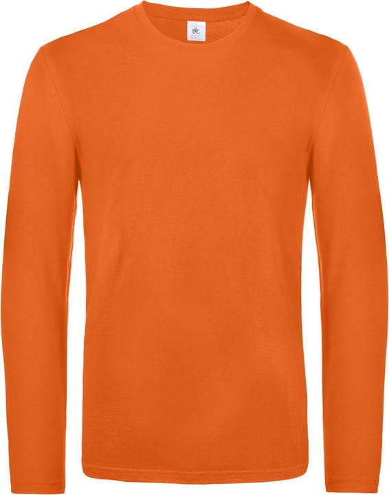 Actual product image B&C Mens #E190 Plain Long-Sleeved T-Shirt (3XL)