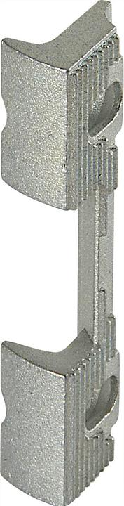 effeff Aufschraubstück Serie 118 FaFix, 45 x 13,4 x 7,9 mm, Stahl verzinkt