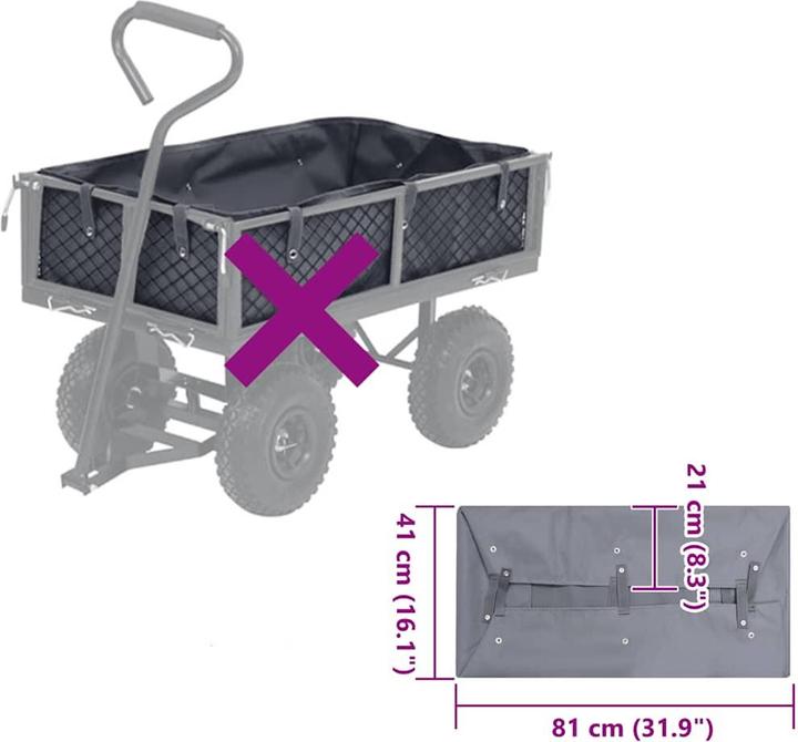 Produktbild VidaXL Joseph Bollerwagen-Plane