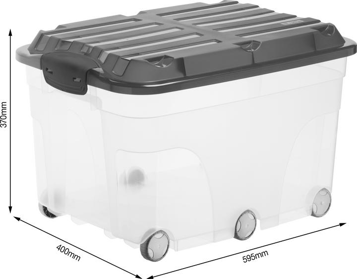 Image du produit Rotho Jeu de 2 trottinettes (59.5 x 40 x 37 cm, 57 l)