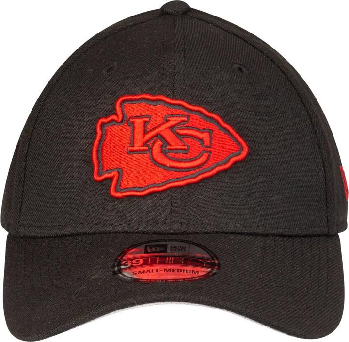 Produktbild New Era 39Thirty Cap - Kansas City Chiefs schwarz rot - M/L (M/L)