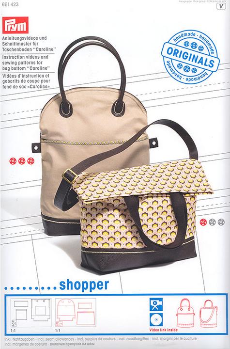 Prym Video per la borsa Bottom Caroline, Shopper con motivo