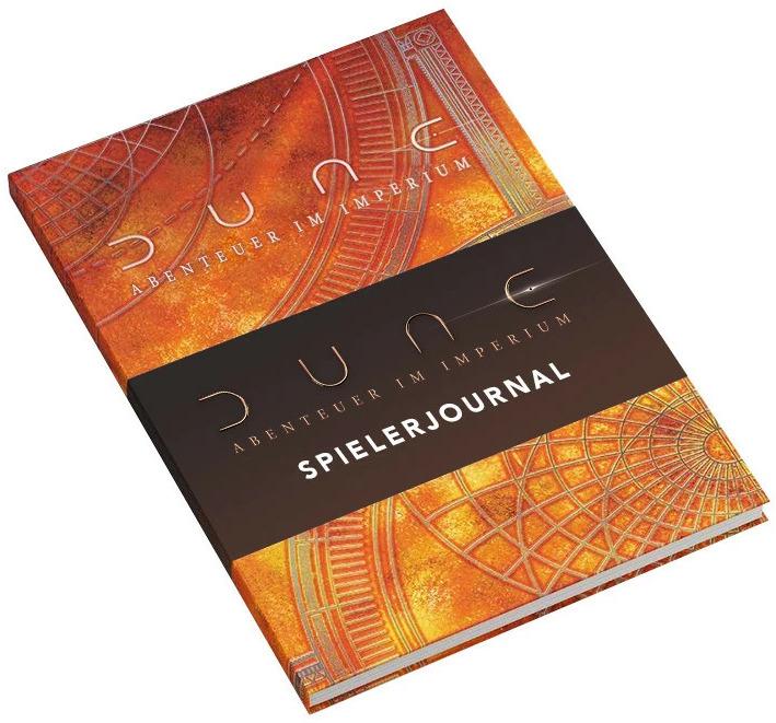 Actual product image US88037 - Dune Das Rollenspiel: Abenteuer im Imperium - Spielerjournal (German, Nathan Dowdell, 2022)