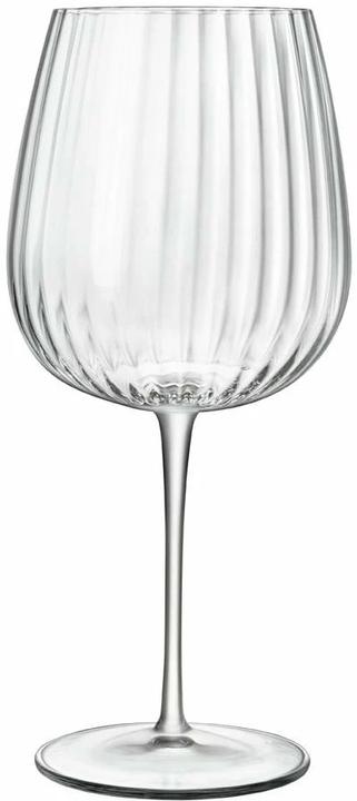 Luigi Bormioli Bicchiere da vino rosso Optica 750 ml, 4 pezzi, Trasparente (75 cl, 4 Occhiali, Bicchieri da vino rosso)