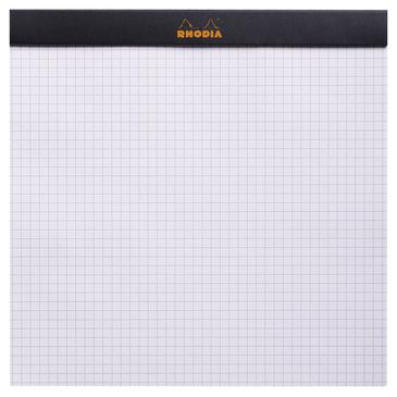 Actual product image Rhodia Blocks stapled 80g Basics (A1, Checked, Soft cover)
