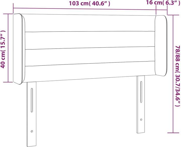 Actual product image VidaXL Kiriakoula (103 x 16 x 88 cm)