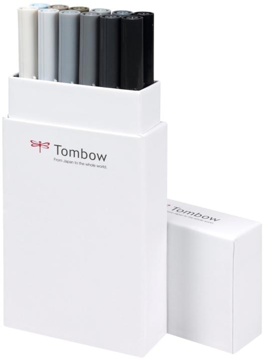 Produktbild Tombow ABT Dual Brush Pen (Black-Grey, 12 x)