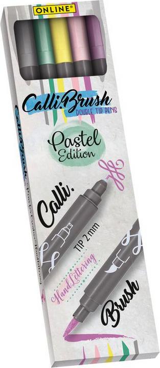 Actual product image Online Callibrush Handlettering (Multicoloured, 5 x)