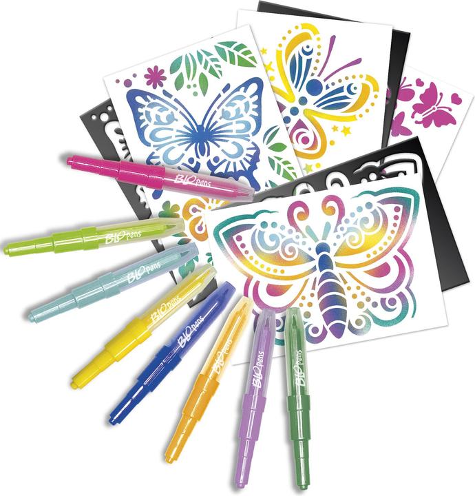 Actual product image Blopens Butterflies Spray Pen Set