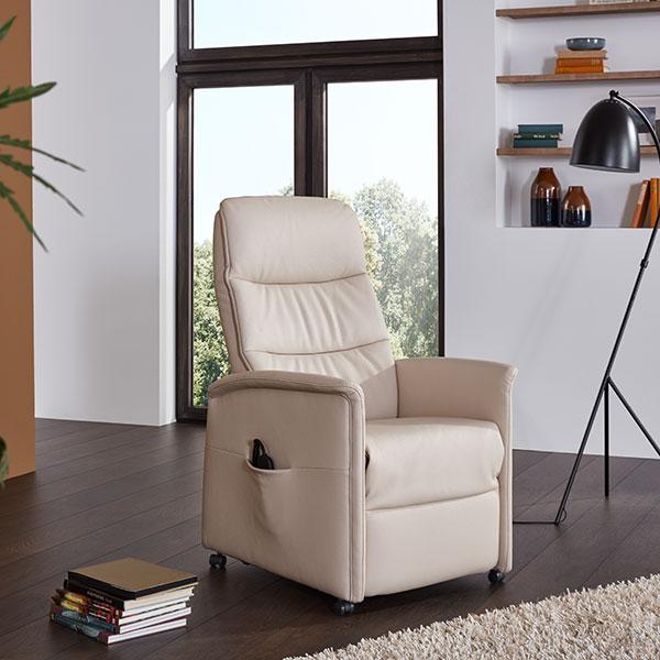 Mirex Stand-up and recliner chair with 2 motors Kosmos coffee (brown)