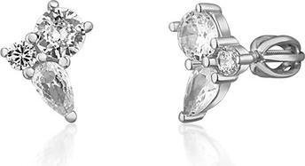 Produktbild JVD - Stylish silver earrings with zircons SVLE1607XH2BISR (Silber)