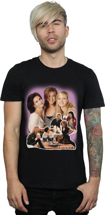 Actual product image Friends Mens Girls Collage T-Shirt (XXL)