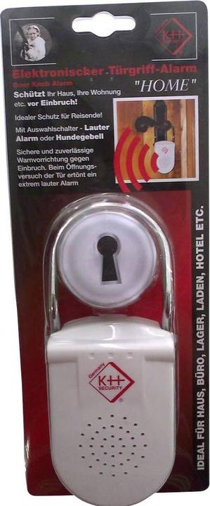 Actual product image KH Security Door handle alarm