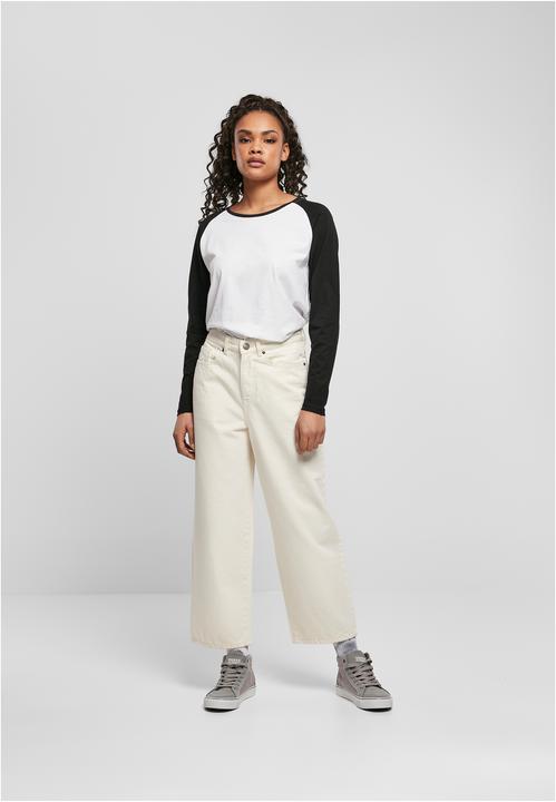 Immagine prodotto Urban Classics Donna Raglan a maniche lunghe a contrasto (S)