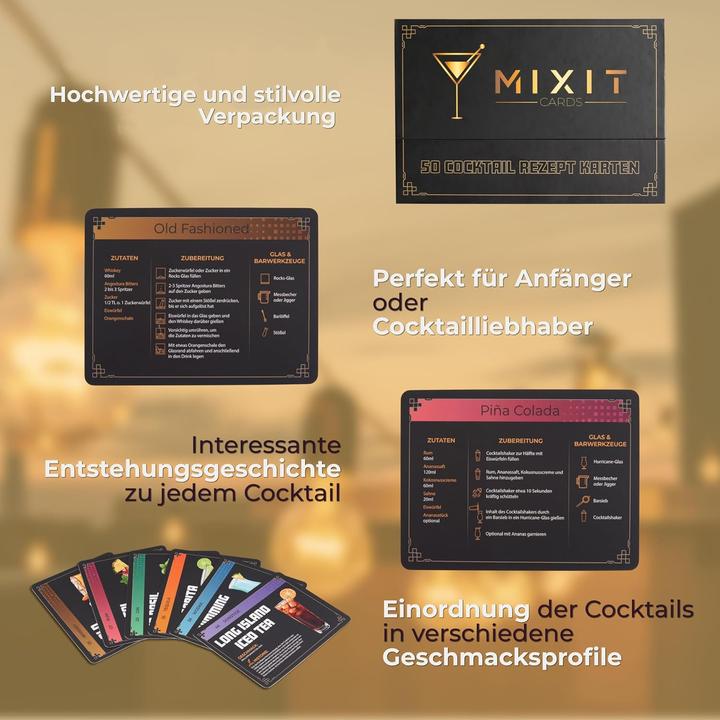 Produktbild Mixit Cards Cocktail Rezept Karten