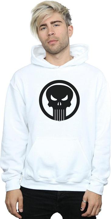 Actual product image Mens The Punisher Skull Circle Hoodie (S)