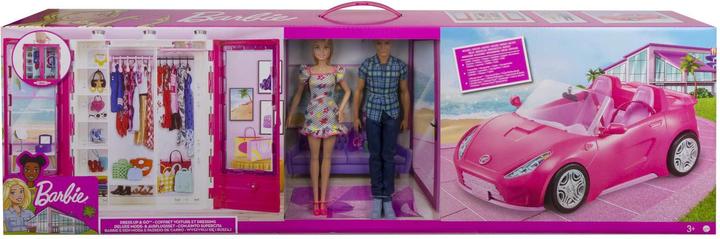 Actual product image Barbie Lalka - szafa + kabriolet zestaw prezentowy (GVK05)
