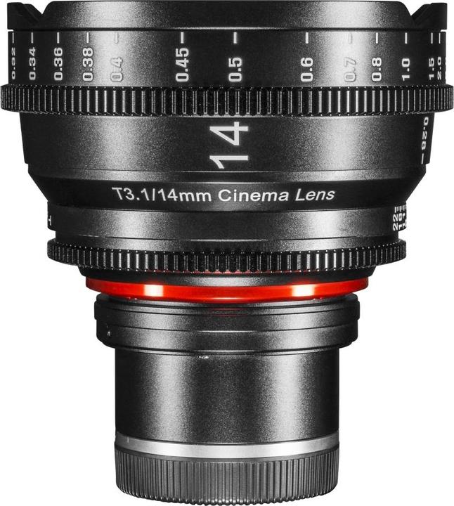 Actual product image Samyang XEEN 14mm T3.1 FF Cine Sony (Sony E, full size)