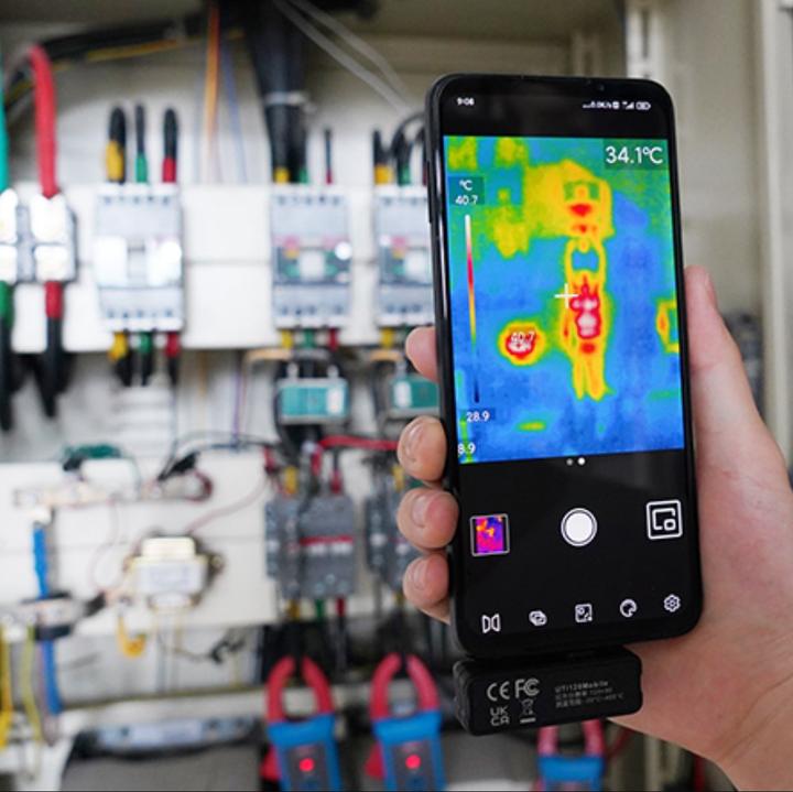 Productafbeelding Uni-T UTi120MS Smartphone warmtebeeldcamera voor iPhone