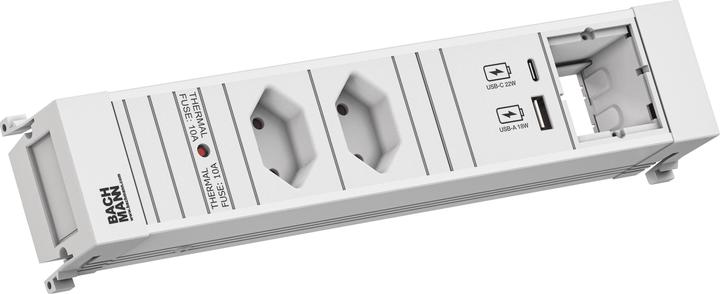 Actual product image Bachmann BACH socket strip (2 x, Type 13, 0.20 m)