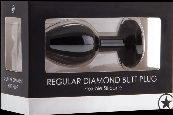 Actual product image Doc Johnson Regular Diamond Butt Plug