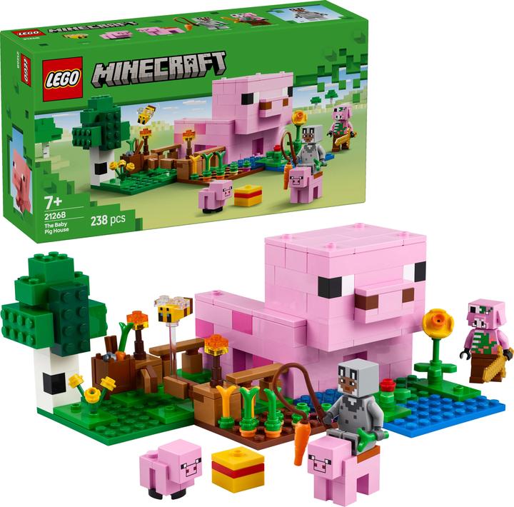 Image du produit LEGO Das Babyschwein-Haus (21268, LEGO Minecraft)