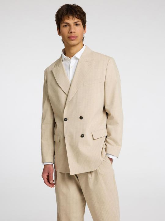 Immagine prodotto Selected Homme Blazer doppiopetto gessato dal taglio rilassato (54)