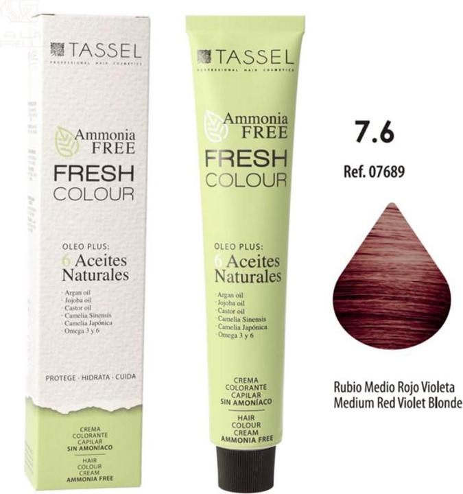 Produktbild Caso Eurostil Fresh Colour Decolorant Cream 76 Medium Red Violet Blonde Ohne Ammoniak (76 Medium Red Violet Blonde Ohne Ammoniak)