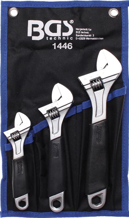 Produktbild BGS Rollgabelschlüssel-Satz (250 mm, 150 mm, 200 mm)