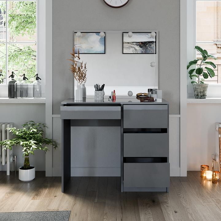 Actual product image Vicco Sherry with stool and lighting (90 x 75 x 40 cm)