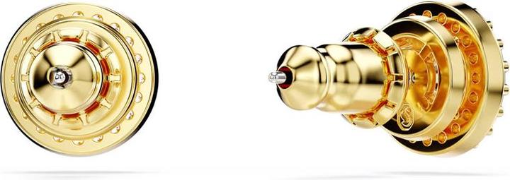 Actual product image Swarovski Una stud earrings round cut gold (Swarovski Metal)