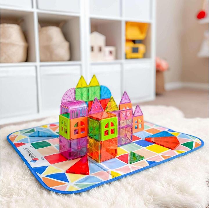 Productafbeelding Magna-Tiles Opbergdoos & interactieve speelmat
