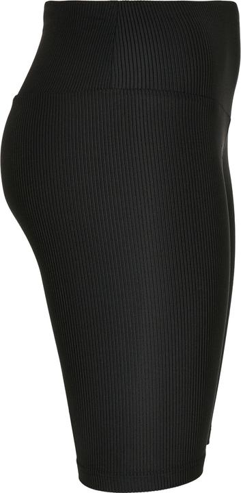 Immagine prodotto Urban Classics Pantaloncini da ciclista a vita alta a costine lucide da donna (S)